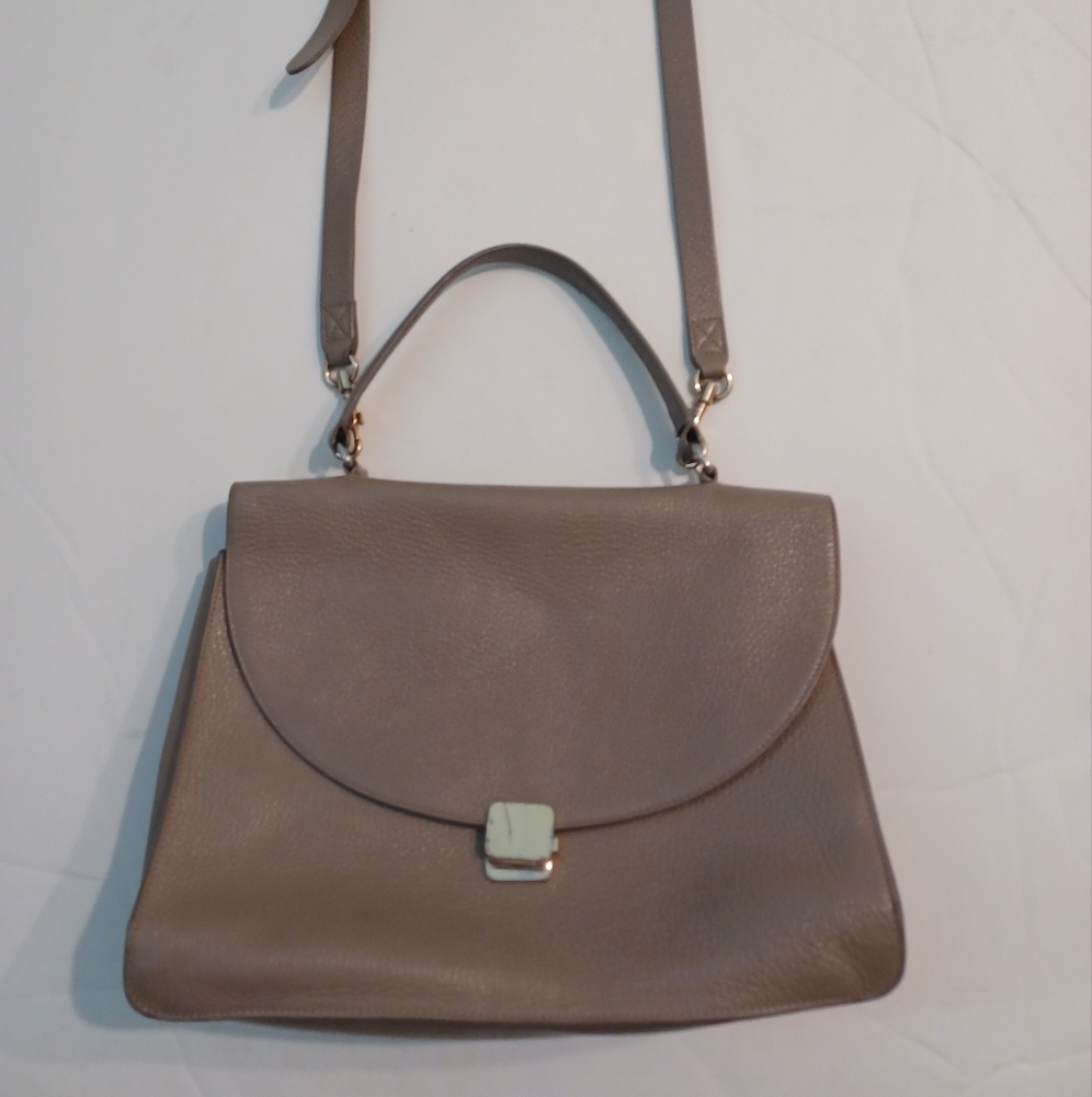 Cuyana Taupe Handbag